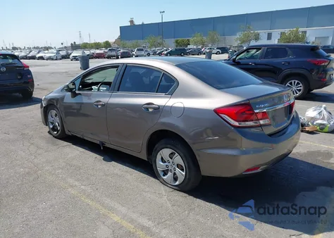 2013 Honda Civic Lx из США, поврежденный, VIN 19XFB2F55DE203322